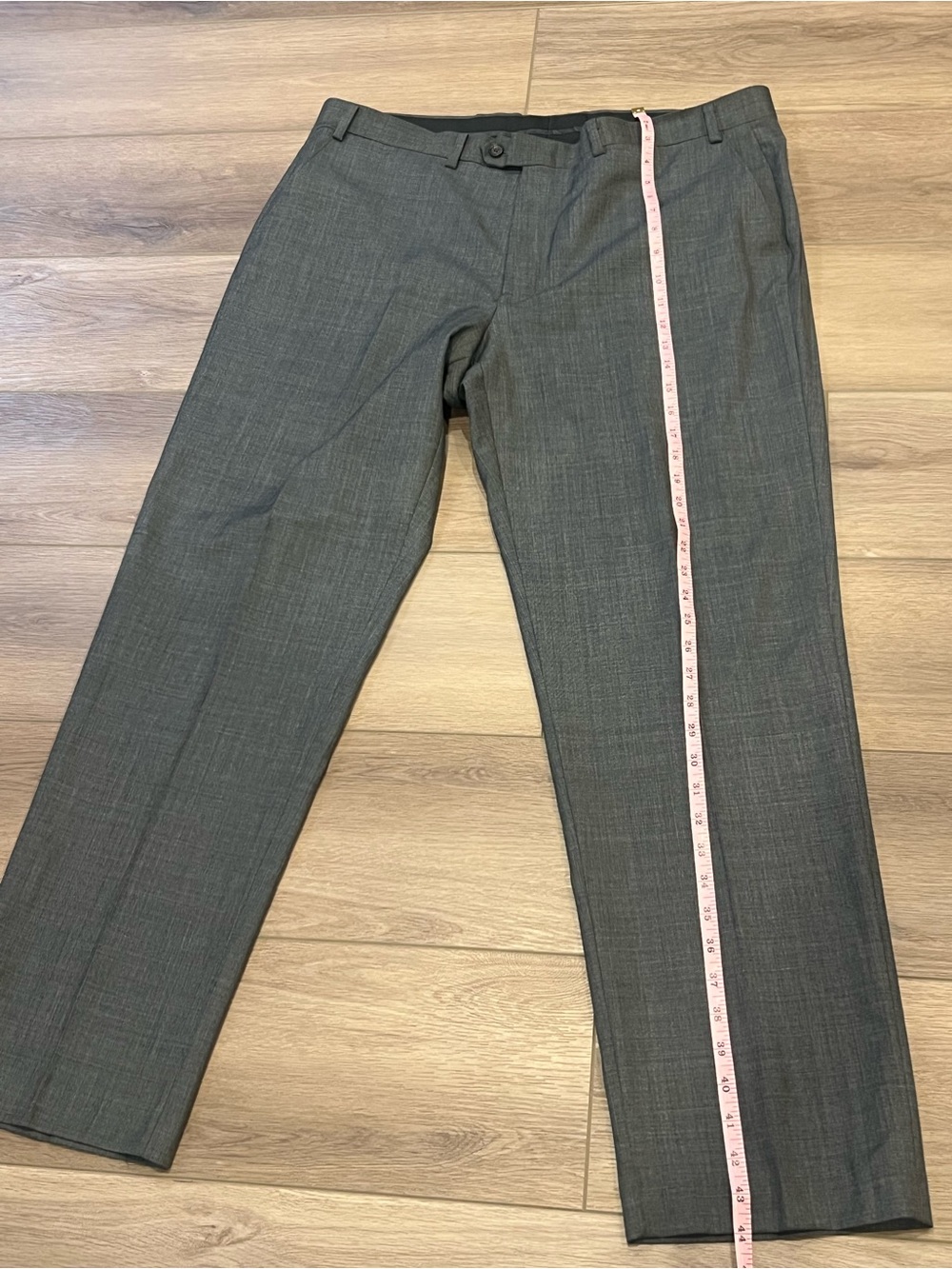 Lauren Ralph Lauren 100% Wool Charcoal Gray Two-Piece Suit 46 Chest 38 Waist - Picture 11 of 16